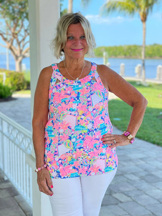 PICKLEBALL HALTER TOP LULU-B