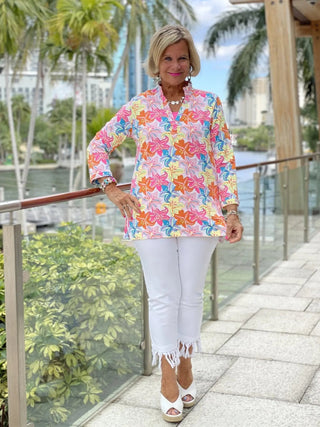 PALM BEACH GARDEN TUNIC - Cathys Place