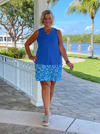 BAHAMA BLUE TURTLE CHA CHA SKORT LULU-B