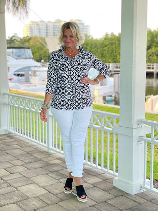 NAPLES DAY RUFFLE TOP LULU-B