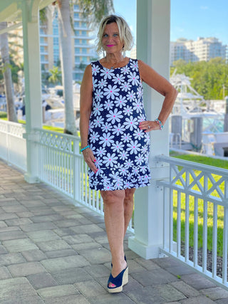 DAISY SHIFT RUFFLE DRESS LULU-B