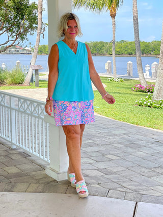 CAROLINA PAISLEY SKORT LULU-B