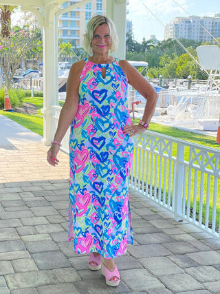 SECRET LOVE HEARTS KEYHOLE MAXI LULU-B