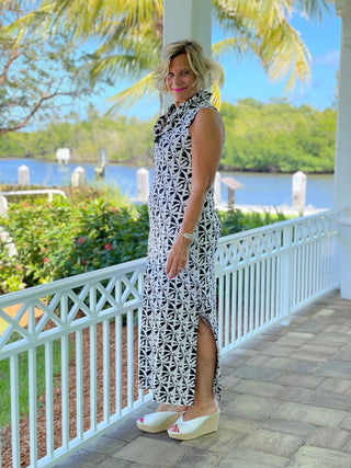 BLACK AND BEIGE MAXI - Cathys Place