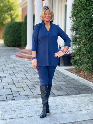 LULU-B NAVY TUNIC LULU-B