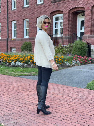 STONE  RUFFLE WRAP LULU-B