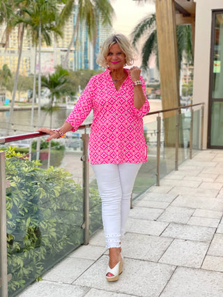 PINK DIAMONDS TUNIC LULU-B