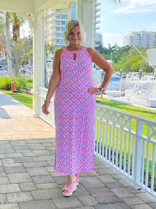 PALM TREE SIESTA KEYHOLE MAXI LULU-B