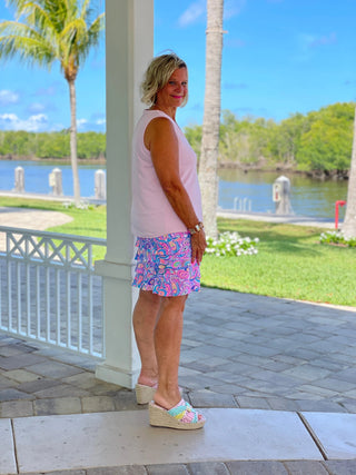 CAROLINA PAISLEY CHA CHA SKORT LULU-B