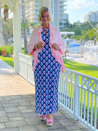 PINEAPPLE VACA KEYHOLE MAXI LULU-B