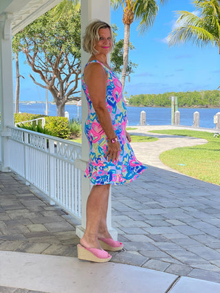 SECRET LOVE HEARTS HALTER RUFFLE LULU-B