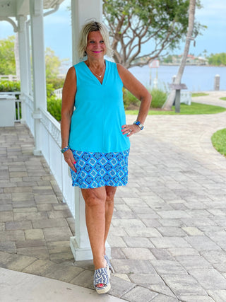 BAHAMA BLUE TURTLE SKORT LULU-B