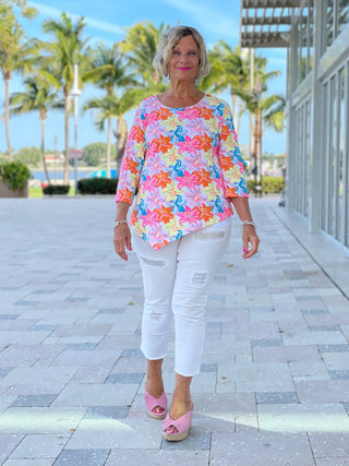 PALM BEACH GARDEN ASYMMETRIC TOP - Cathys Place