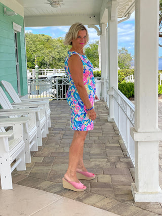 SECRET LOVE HEARTS SHIFT DRESS LULU-B