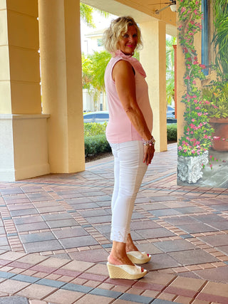FROSTED PINK RUFFLE LULU-B