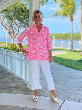 CANDY PINK TUNIC - Cathys Place