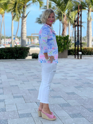 POST CARDS OFLOVE 3/25 RUFFLE TOP - Cathys Place