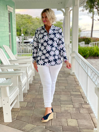DAISY DAY HALF ZIPPER LULU-B