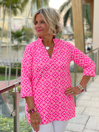 PINK DIAMONDS TUNIC LULU-B