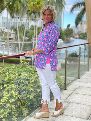 PINK STARFISH BEACH TUNIC - Cathys Place
