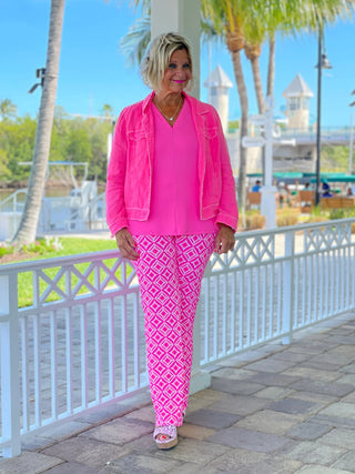 PINK DIAMONDS PALAZZO LULU-B