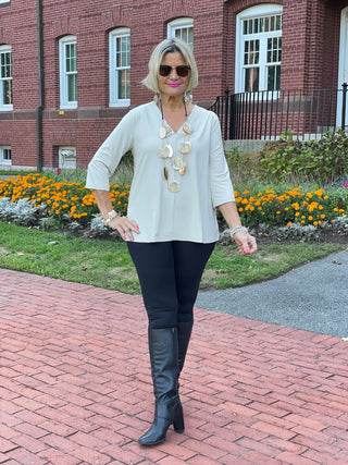 STONE  RUFFLE WRAP LULU-B