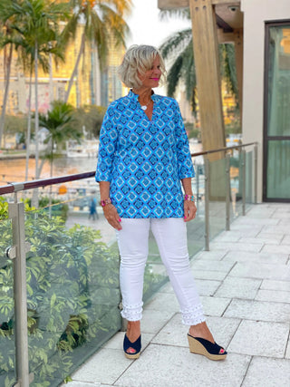 BAHAMA BLUE TUNIC LULU-B