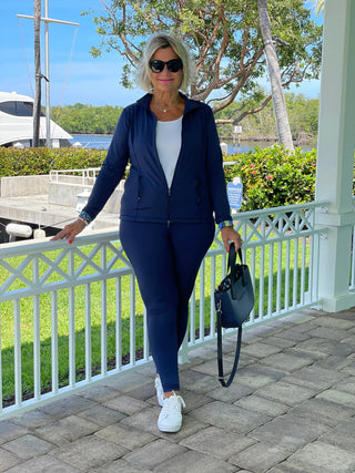 LULU-B NAVY LEGGINGS LULU-B