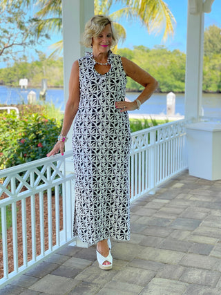 BLACK AND BEIGE MAXI - Cathys Place