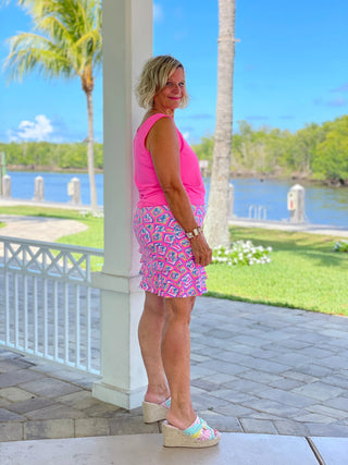 PALM TREE SIESTA CHA CHA SKORT LULU-B