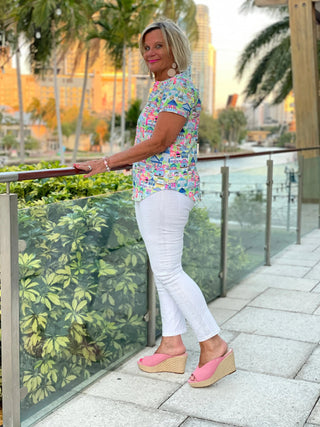 TIKI ESCAPE SHORT SLEEVE LULU-B