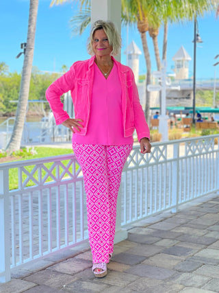 PINK DIAMONDS PALAZZO LULU-B