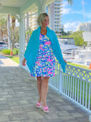 SECRET LOVE HEARTS LAYERED RUFFLE DRESS LULU-B