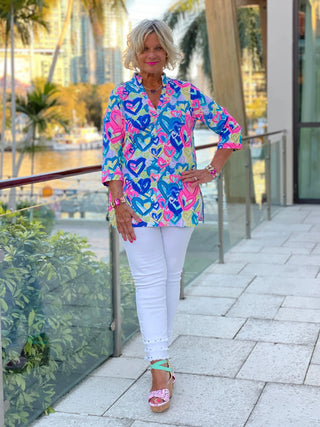 SECRET LOVE HEARTS TUNIC LULU-B