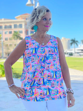 SAIL AWAY TANK - Cathys Place