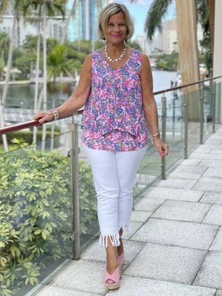 PINK SEAHORSE TANK - Cathys Place