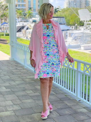 TIKI ESCAPE KEYHOLE DRESS LULU-B