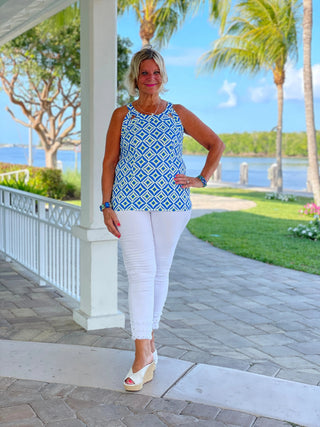 AQUA DIAMONDS HALTER TOP LULU-B