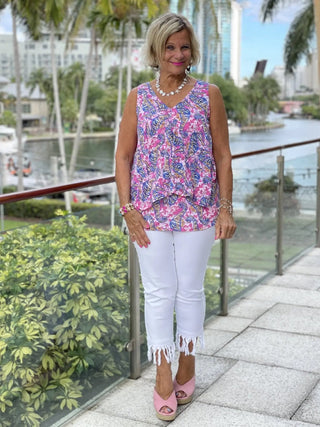 PINK SEAHORSE TANK - Cathys Place