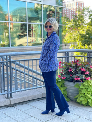 SAVANNA BLUE KANGAROO TOP - Cathys Place