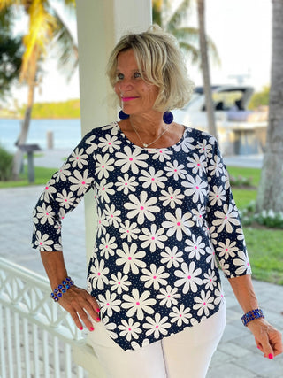 DAISY DAY ASYMMETRIC TOP LULU-B