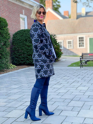 HARPER NAVY DRESS LULU-B