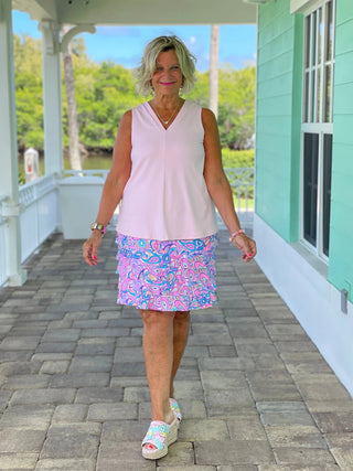 CAROLINA PAISLEY CHA CHA SKORT LULU-B