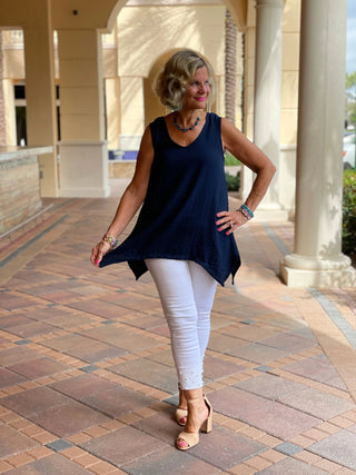LULU-B WHITE PEARL JEANS - Cathys Place
