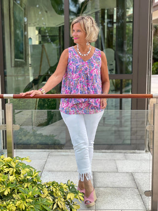 PINK SEAHORSE TANK - Cathys Place