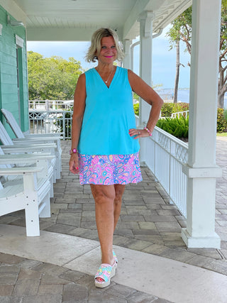 CAROLINA PAISLEY SKORT LULU-B
