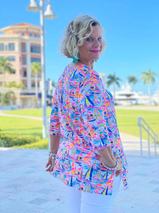 SAIL AWAY TUNIC - Cathys Place