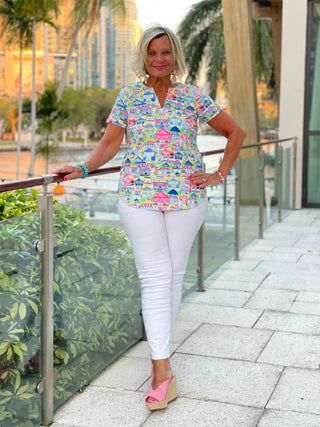 TIKI ESCAPE SHORT SLEEVE LULU-B