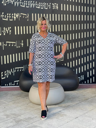 NAPLES DAY ELBOW DRESS LULU-B