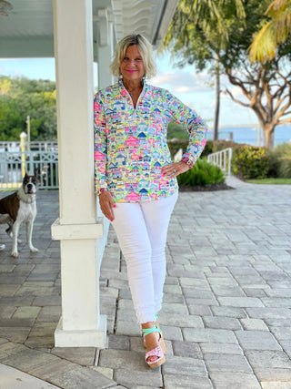 TIKI ESCAPE HALF ZIPPER LULU-B